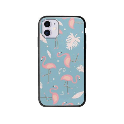 Coque Pour iPhone 11 Motif Flamant Rose - Coque Wiqeo 10€-15€, Estelle Adam, Feuilles, iPhone 11, Motif Wiqeo, Déstockeur de Coques Pour iPhone