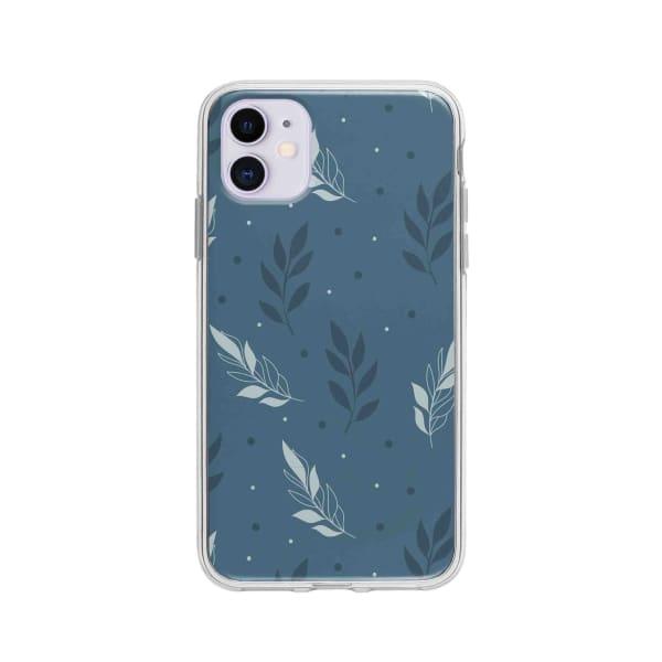 Coque Pour iPhone 11 Motif Floral - Coque Wiqeo 10€-15€, Estelle Adam, Feuilles, iPhone 11, Motif Wiqeo, Déstockeur de Coques Pour iPhone