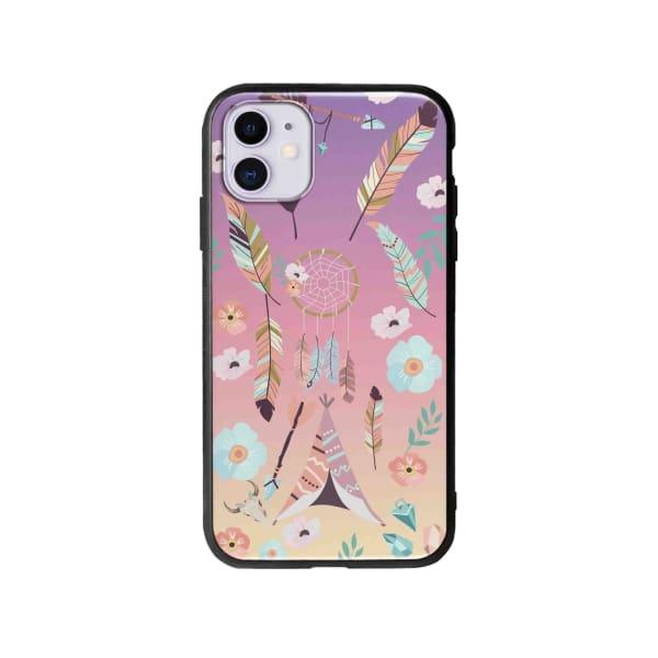 Coque Pour iPhone 11 Ornements Boho - Coque Wiqeo 10€-15€, Estelle Adam, Illustration, iPhone 11 Wiqeo, Déstockeur de Coques Pour iPhone