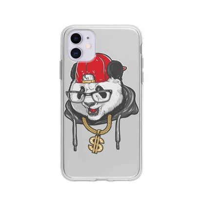 Coque Pour iPhone 11 Panda Hiphop - Coque Wiqeo 10€-15€, Animaux, Estelle Adam, Illustration, iPhone 11 Wiqeo, Déstockeur de Coques Pour iPhone