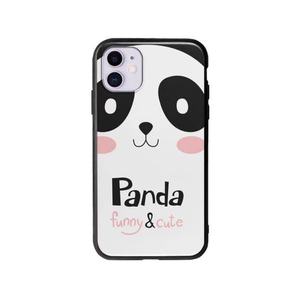 Coque Pour iPhone 11 Panda Mignon - Coque Wiqeo 10€-15€, Animaux, Géraud Fournier, iPhone 11, Mignon Wiqeo, Déstockeur de Coques Pour iPhone