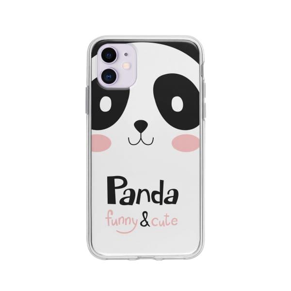 Coque Pour iPhone 11 Panda Mignon - Coque Wiqeo 10€-15€, Animaux, Géraud Fournier, iPhone 11, Mignon Wiqeo, Déstockeur de Coques Pour iPhone