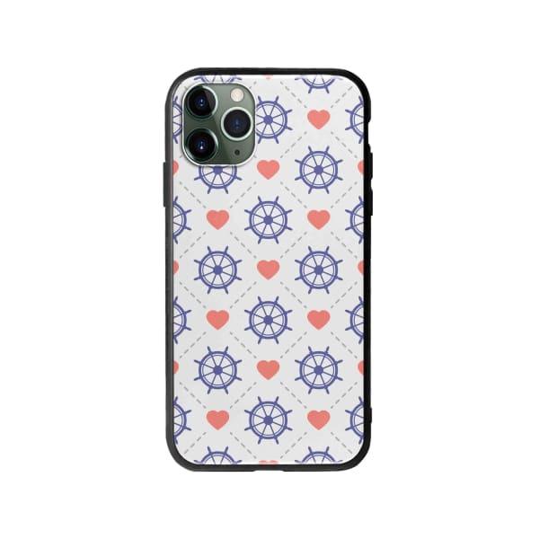 Coque Pour iPhone 11 Pro Barres et Cœurs - Coque Wiqeo 10€-15€, Cœurs, Estelle Adam, iPhone 11 Pro, Motif Wiqeo, Déstockeur de Coques Pour iPhone