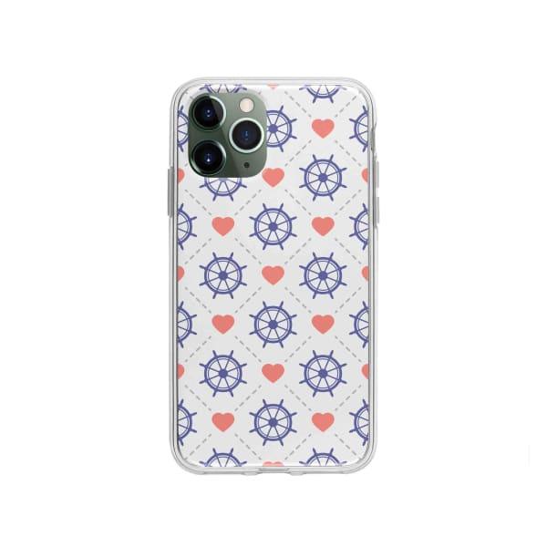 Coque Pour iPhone 11 Pro Barres et Cœurs - Coque Wiqeo 10€-15€, Cœurs, Estelle Adam, iPhone 11 Pro, Motif Wiqeo, Déstockeur de Coques Pour iPhone