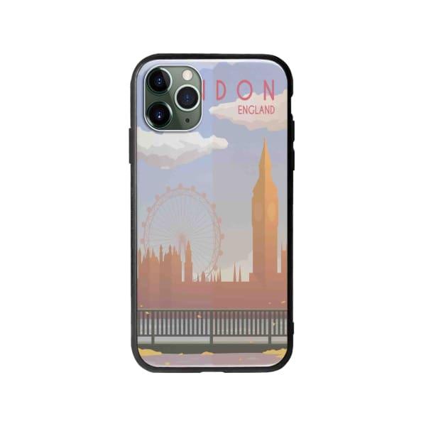 Coque Pour iPhone 11 Pro Big Ben & London Eye - Coque Wiqeo 10€-15€, Estelle Adam, Illustration, iPhone 11 Pro, Voyage Wiqeo, Déstockeur de Coques Pour iPhone