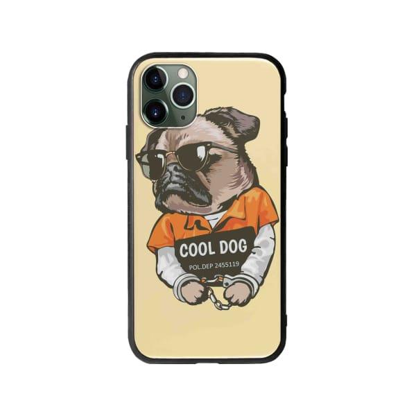 Coque Pour iPhone 11 Pro Carlin Prisonnier - Coque Wiqeo 10€-15€, Animaux, Estelle Adam, Illustration, iPhone 11 Pro Wiqeo, Déstockeur de Coques Pour iPhone