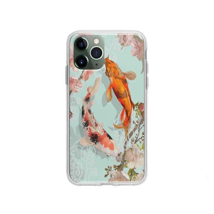 Coque Pour iPhone 11 Pro Carpes Koï - Coque Wiqeo 10€-15€, Estelle Adam, Illustration, iPhone 11 Pro Wiqeo, Déstockeur de Coques Pour iPhone