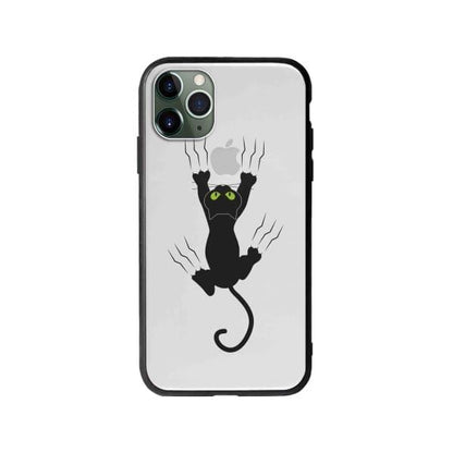 Coque Pour iPhone 11 Pro Chat Griffant - Coque Wiqeo 10€-15€, Géraud Fournier, Illustration, iPhone 11 Pro, Mignon Wiqeo, Déstockeur de Coques Pour iPhone