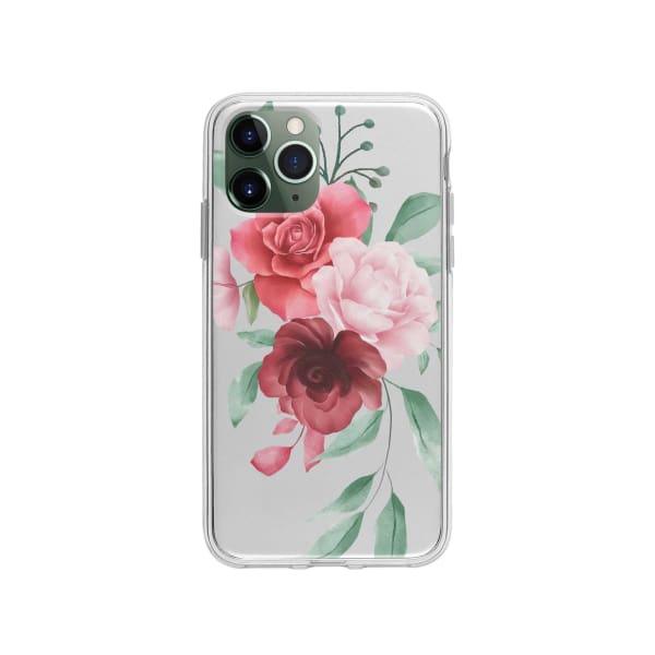 Coque Pour iPhone 11 Pro Composition Florale - Coque Wiqeo 10€-15€, Albert Dupont, Fleur, iPhone 11 Pro Wiqeo, Déstockeur de Coques Pour iPhone