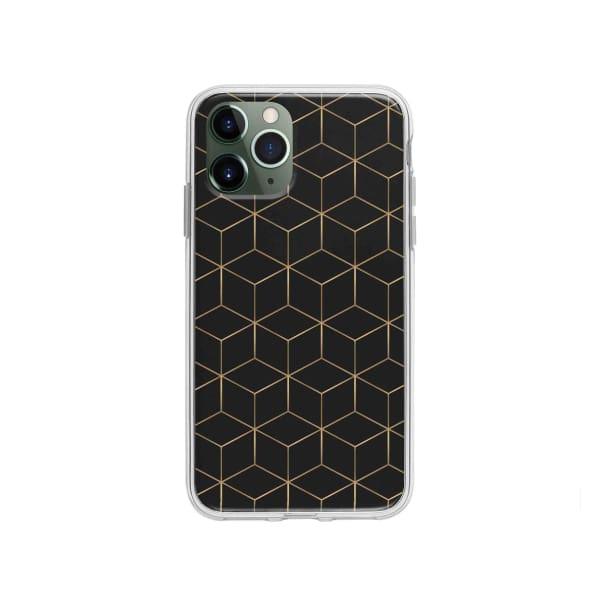 Coque Pour iPhone 11 Pro Cubes et Hexagones - Coque Wiqeo 10€-15€, Estelle Adam, iPhone 11 Pro, Motif Wiqeo, Déstockeur de Coques Pour iPhone