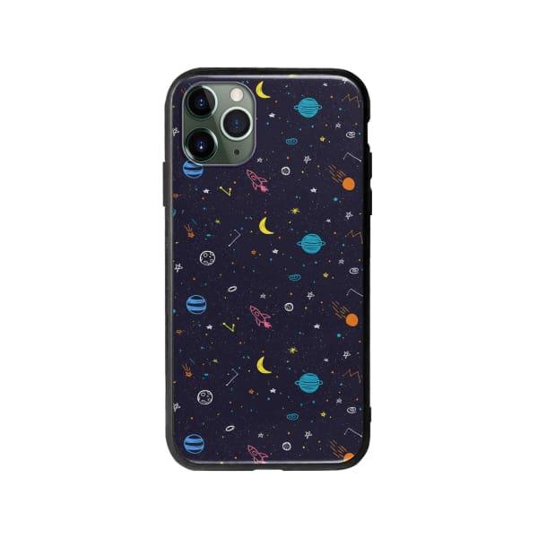 Coque Pour iPhone 11 Pro Dessin Galactique - Coque Wiqeo 10€-15€, Estelle Adam, Illustration, iPhone 11 Pro, Motif Wiqeo, Déstockeur de Coques Pour iPhone