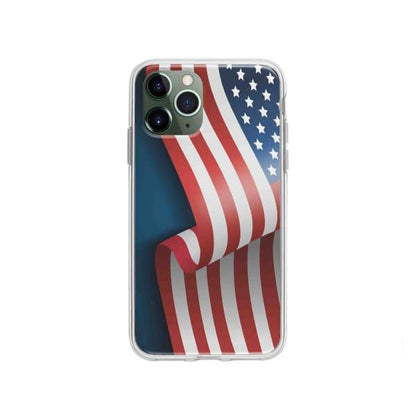 Coque Pour iPhone 11 Pro Drapeau U.S.A. - Coque Wiqeo 10€-15€, Drapeau, Estelle Adam, Illustration, iPhone 11 Pro Wiqeo, Déstockeur de Coques Pour iPhone