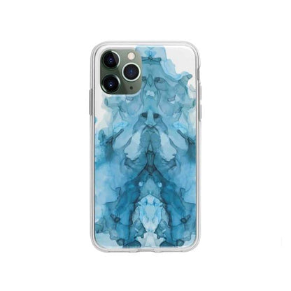 Coque Pour iPhone 11 Pro Encre Bleu - Coque Wiqeo 10€-15€, Estelle Adam, iPhone 11 Pro, Motif Wiqeo, Déstockeur de Coques Pour iPhone