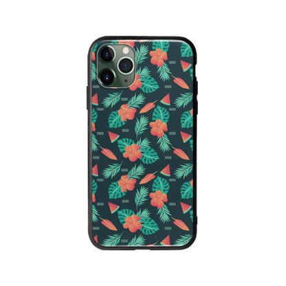 Coque Pour iPhone 11 Pro Été Floral - Coque Wiqeo 10€-15€, Estelle Adam, Feuilles, Fleur, iPhone 11 Pro, Motif Wiqeo, Déstockeur de Coques Pour iPhone