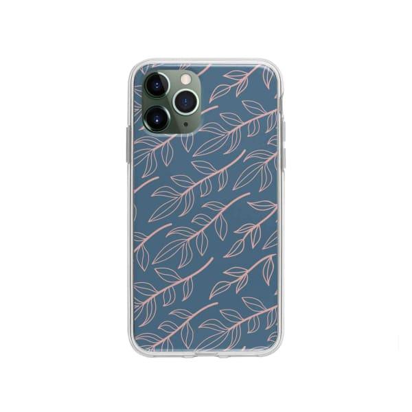 Coque Pour iPhone 11 Pro Feuillage - Coque Wiqeo 10€-15€, Estelle Adam, Feuilles, iPhone 11 Pro, Motif Wiqeo, Déstockeur de Coques Pour iPhone