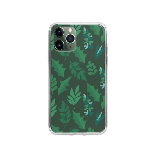 Coque Pour iPhone 11 Pro Feuilles d'hiver - Coque Wiqeo 10€-15€, Estelle Adam, Feuilles, iPhone 11 Pro, Motif Wiqeo, Déstockeur de Coques Pour iPhone