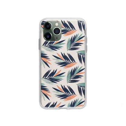 Coque Pour iPhone 11 Pro Feuilles Tropicales - Coque Wiqeo 10€-15€, Estelle Adam, Feuilles, iPhone 11 Pro, Motif Wiqeo, Déstockeur de Coques Pour iPhone