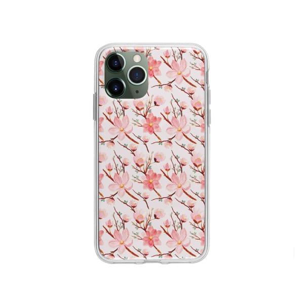 Coque Pour iPhone 11 Pro Fleur Rose - Coque Wiqeo 10€-15€, Albert Dupont, Fleur, iPhone 11 Pro Wiqeo, Déstockeur de Coques Pour iPhone