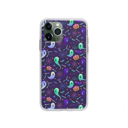 Coque Pour iPhone 11 Pro Halloween Fantôme - Coque Wiqeo 10€-15€, Estelle Adam, iPhone 11 Pro, Motif Wiqeo, Déstockeur de Coques Pour iPhone