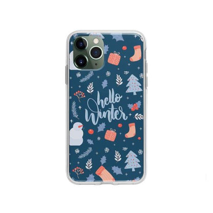 Coque Pour iPhone 11 Pro "Hello Winter" - Coque Wiqeo 10€-15€, Estelle Adam, iPhone 11 Pro, Motif Wiqeo, Déstockeur de Coques Pour iPhone