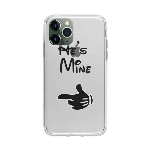 Coque Pour iPhone 11 Pro "He's Mine" - Transparent