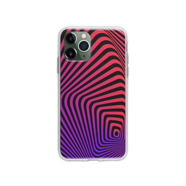 Coque Pour iPhone 11 Pro Illusion Entortillée - Coque Wiqeo 10€-15€, Estelle Adam, iPhone 11 Pro, Motif Wiqeo, Déstockeur de Coques Pour iPhone