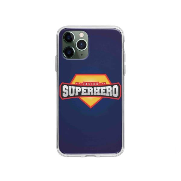 Coque Pour iPhone 11 Pro "Inside Superhero" - Coque Wiqeo 10€-15€, Estelle Adam, Illustration, iPhone 11 Pro Wiqeo, Déstockeur de Coques Pour iPhone