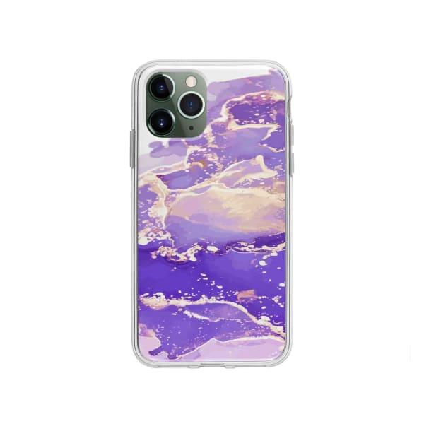 Coque Pour iPhone 11 Pro Liquide Mauve - Coque Wiqeo 10€-15€, Estelle Adam, iPhone 11 Pro, Motif Wiqeo, Déstockeur de Coques Pour iPhone