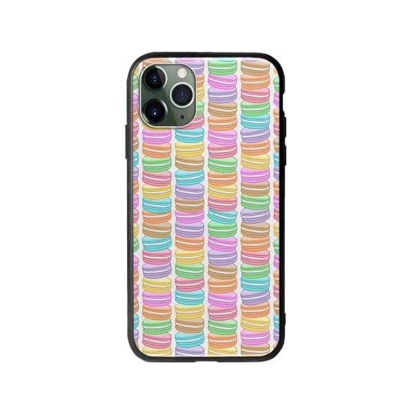 Coque Pour iPhone 11 Pro Macarons - Coque Wiqeo 10€-15€, Géraud Fournier, iPhone 11 Pro, Mignon, Motif Wiqeo, Déstockeur de Coques Pour iPhone