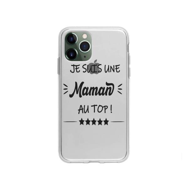 Coque Pour iPhone 11 Pro "Maman au Top" - Coque Wiqeo 10€-15€, Géraud Fournier, iPhone 11 Pro, Mignon Wiqeo, Déstockeur de Coques Pour iPhone