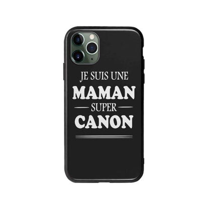 Coque Pour iPhone 11 Pro "Maman Canon" - Coque Wiqeo 10€-15€, Géraud Fournier, iPhone 11 Pro, Mignon Wiqeo, Déstockeur de Coques Pour iPhone