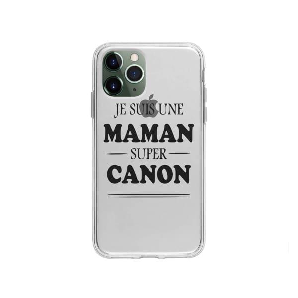 Coque Pour iPhone 11 Pro "Maman Canon" - Coque Wiqeo 10€-15€, Géraud Fournier, iPhone 11 Pro, Mignon Wiqeo, Déstockeur de Coques Pour iPhone