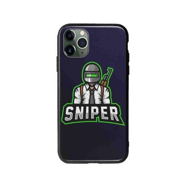 Coque Pour iPhone 11 Pro Mascotte Sniper - Coque Wiqeo 10€-15€, Estelle Adam, Illustration, iPhone 11 Pro Wiqeo, Déstockeur de Coques Pour iPhone