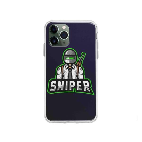 Coque Pour iPhone 11 Pro Mascotte Sniper - Coque Wiqeo 10€-15€, Estelle Adam, Illustration, iPhone 11 Pro Wiqeo, Déstockeur de Coques Pour iPhone