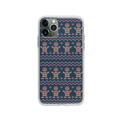 Coque Pour iPhone 11 Pro Max Biscuit de Noël Tricoté - Coque Wiqeo 10€-15€, Estelle Adam, iPhone 11 Pro Max, Motif, Noël Wiqeo, Déstockeur de Coques Pour iPhone