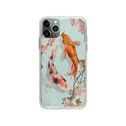 Coque Pour iPhone 11 Pro Max Carpes Koï - Coque Wiqeo 10€-15€, Estelle Adam, Illustration, iPhone 11 Pro Max Wiqeo, Déstockeur de Coques Pour iPhone