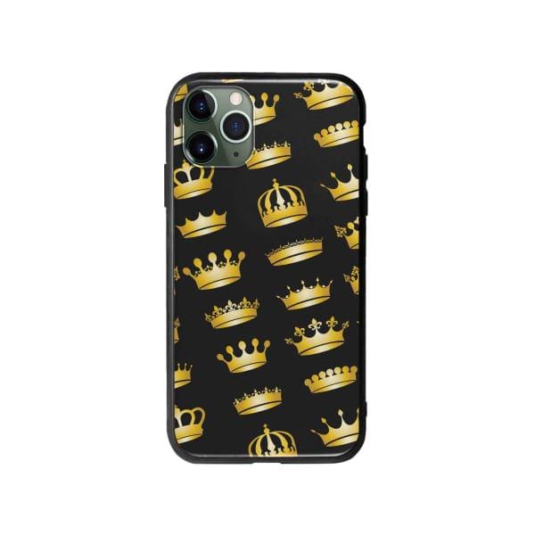 Coque Pour iPhone 11 Pro Max Couronnes Dorées - Coque Wiqeo 10€-15€, Estelle Adam, iPhone 11 Pro Max, Motif Wiqeo, Déstockeur de Coques Pour iPhone