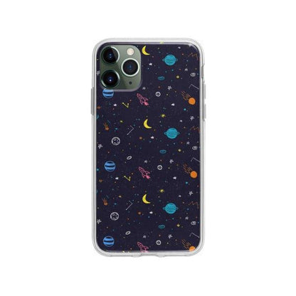 Coque Pour iPhone 11 Pro Max Dessin Galactique - Coque Wiqeo 10€-15€, Estelle Adam, Illustration, iPhone 11 Pro Max, Motif Wiqeo, Déstockeur de Coques Pour iPhone