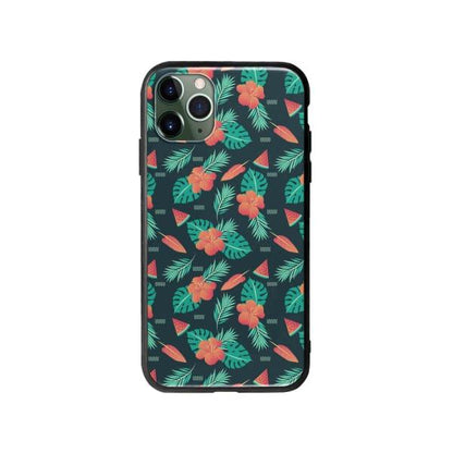 Coque Pour iPhone 11 Pro Max Été Floral - Coque Wiqeo 10€-15€, Estelle Adam, Feuilles, Fleur, iPhone 11 Pro Max, Motif Wiqeo, Déstockeur de Coques Pour iPhone