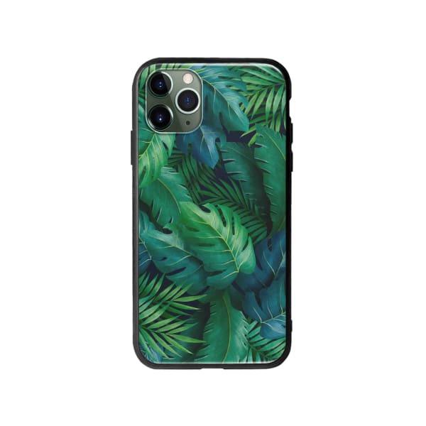 Coque Pour iPhone 11 Pro Max Feuillage Tropical - Coque Wiqeo 10€-15€, Estelle Adam, Feuilles, iPhone 11 Pro Max, Motif Wiqeo, Déstockeur de Coques Pour iPhone