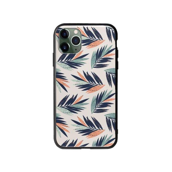 Coque Pour iPhone 11 Pro Max Feuilles Tropicales - Coque Wiqeo 10€-15€, Estelle Adam, Feuilles, iPhone 11 Pro Max, Motif Wiqeo, Déstockeur de Coques Pour iPhone