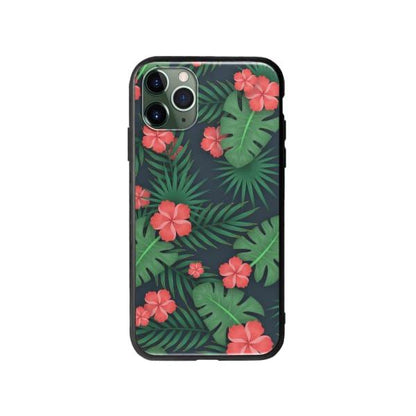 Coque Pour iPhone 11 Pro Max Flore Exotique - Coque Wiqeo 10€-15€, Estelle Adam, Feuilles, Fleur, iPhone 11 Pro Max, Motif Wiqeo, Déstockeur de Coques Pour iPhone