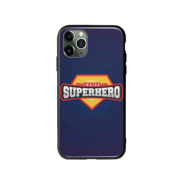 Coque Pour iPhone 11 Pro Max "Inside Superhero" - Coque Wiqeo 10€-15€, Estelle Adam, Illustration, iPhone 11 Pro Max Wiqeo, Déstockeur de Coques Pour iPhone