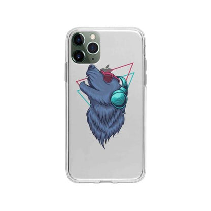 Coque Pour iPhone 11 Pro Max Loup Extatique - Coque Wiqeo 10€-15€, Estelle Adam, Illustration, iPhone 11 Pro Max, Motif Wiqeo, Déstockeur de Coques Pour iPhone