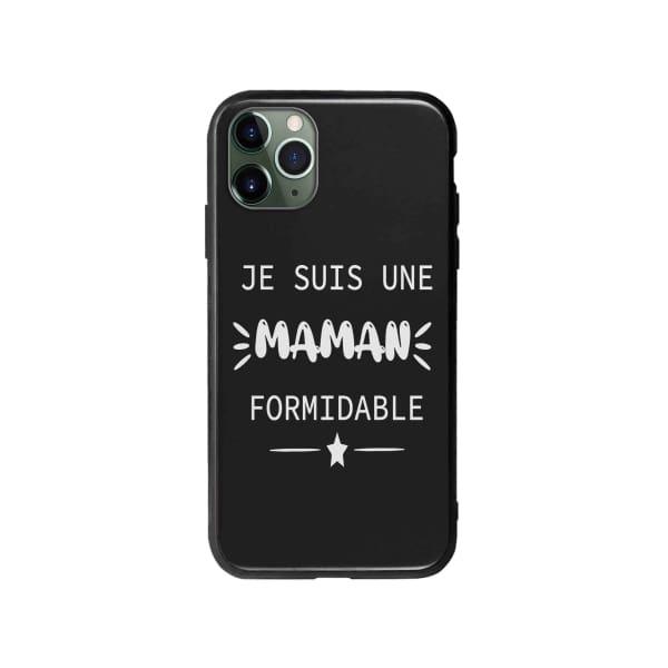 Coque Pour iPhone 11 Pro Max "Maman Formidable" - Coque Wiqeo 10€-15€, Géraud Fournier, iPhone 11 Pro Max, Mignon Wiqeo, Déstockeur de Coques Pour iPhone