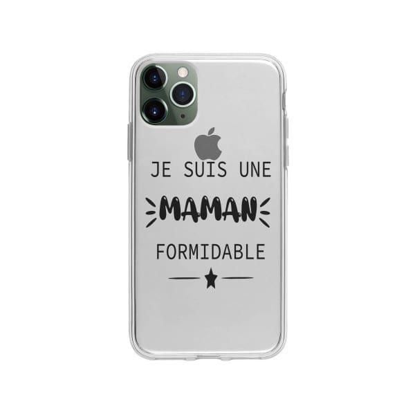 Coque Pour iPhone 11 Pro Max "Maman Formidable" - Coque Wiqeo 10€-15€, Géraud Fournier, iPhone 11 Pro Max, Mignon Wiqeo, Déstockeur de Coques Pour iPhone