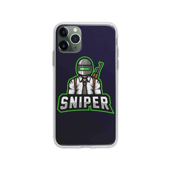 Coque Pour iPhone 11 Pro Max Mascotte Sniper - Coque Wiqeo 10€-15€, Estelle Adam, Illustration, iPhone 11 Pro Max Wiqeo, Déstockeur de Coques Pour iPhone