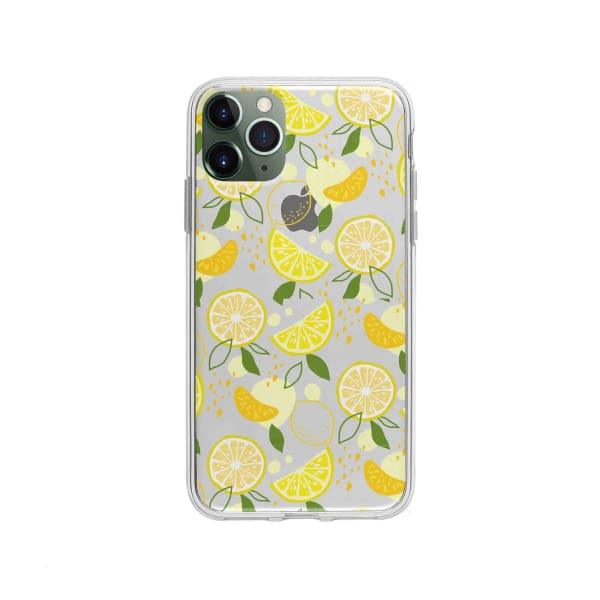 Coque Pour iPhone 11 Pro Max Motif Citron - Coque Wiqeo 10€-15€, Estelle Adam, Illustration, iPhone 11 Pro Max, Motif Wiqeo, Déstockeur de Coques Pour iPhone