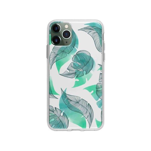 Coque Pour iPhone 11 Pro Max Motif Feuilles - Coque Wiqeo 10€-15€, Estelle Adam, Feuilles, iPhone 11 Pro Max, Motif Wiqeo, Déstockeur de Coques Pour iPhone