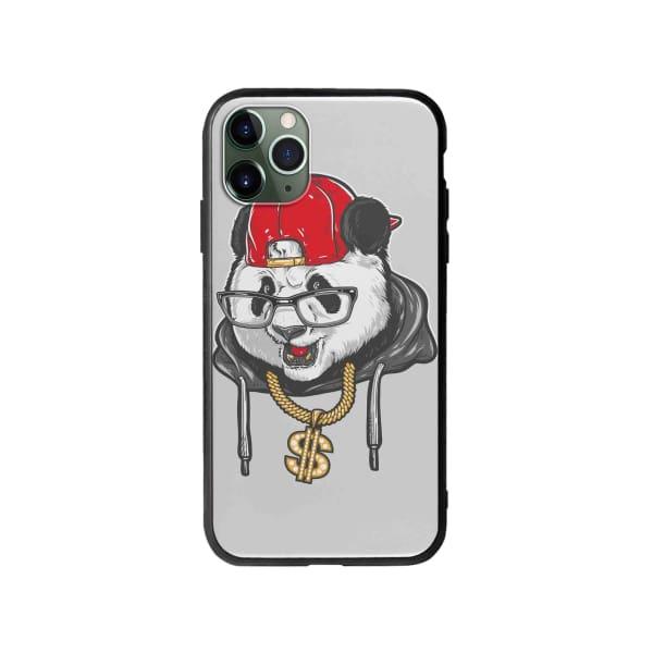 Coque Pour iPhone 11 Pro Max Panda Hiphop - Coque Wiqeo 10€-15€, Animaux, Estelle Adam, Illustration, iPhone 11 Pro Max Wiqeo, Déstockeur de Coques Pour iPhone